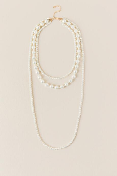 Francesca Inchess Leighton Layered Pearl Necklace - Pearl