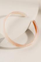 Francesca's Neveah Resin Bangle In Taupe - Taupe