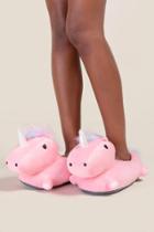 Francesca Inchess Pink Unicorn Usb Heated Slippers - White