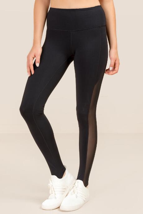 Francesca's Nastassia Stirrup Bottom Legging - Black