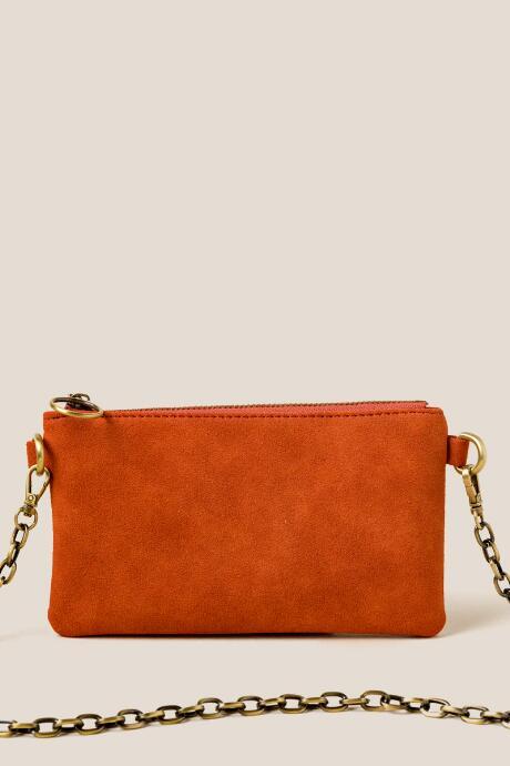 Francesca Inchess Silvia Crossbody Wallet - Rust