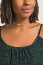 Francesca's Madeline Cubic Zirconia Linked Choker In Gold - Gold
