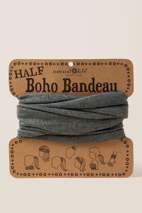 Francesca's Half Boho Bandeau By Natural Life In Vintage Olive - Olive