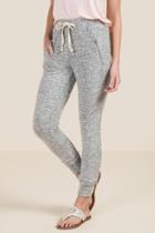 Francesca's Pax Cozy Zip Pocket Jogger - Heather Oat