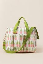 Francesca's Kaylin Pineapple Weekender Bag - White