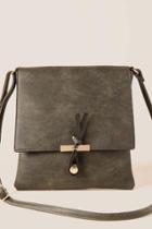 Francesca Inchess Clara Distressed Hook Crossbody - Olive