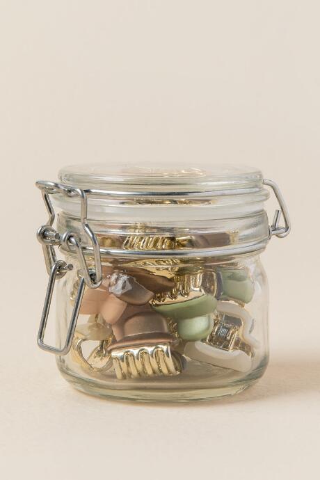 Francesca's Ryan Mini Gold Hair Claws - Gold
