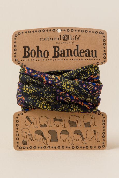 Francesca's Boho Bandeau By Natural Life In Gold Garland - Black