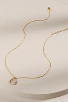 Francesca's Gemini Constellation Circle Pendant Necklace - Gold