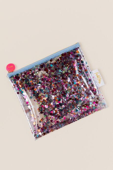 Francesca's Kimi Multi-colored Confetti Pouch - Multi