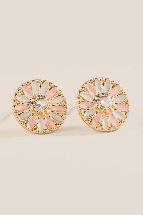 Francesca's Venus Blush Flower Stud - Blush