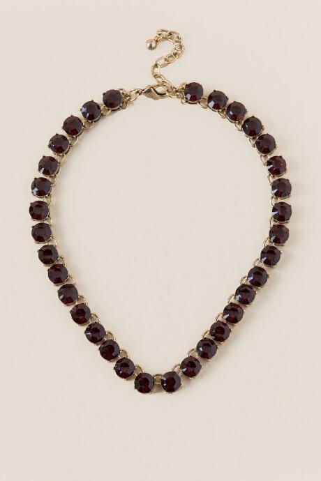 Francesca's Lucia Cabachon Necklace In Red - Red