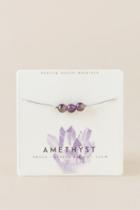 Francesca Inchess Healing Beaded Amethyst Choker - Purple