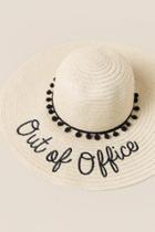 Francesca's Out Of Office Floppy Hat - Natural