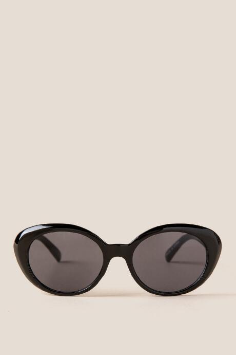 Francescas Kismet Rounded Cat-eye Sunglasses - Black