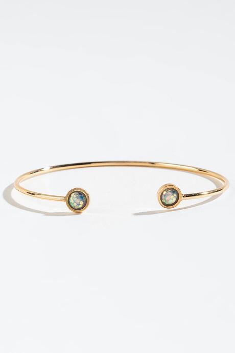 Francesca's Cassandra Opal Cuff - Iridescent