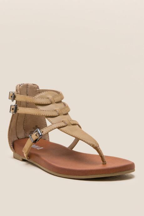 Mia Dashiell Buckle T-strap Sandal - Nude
