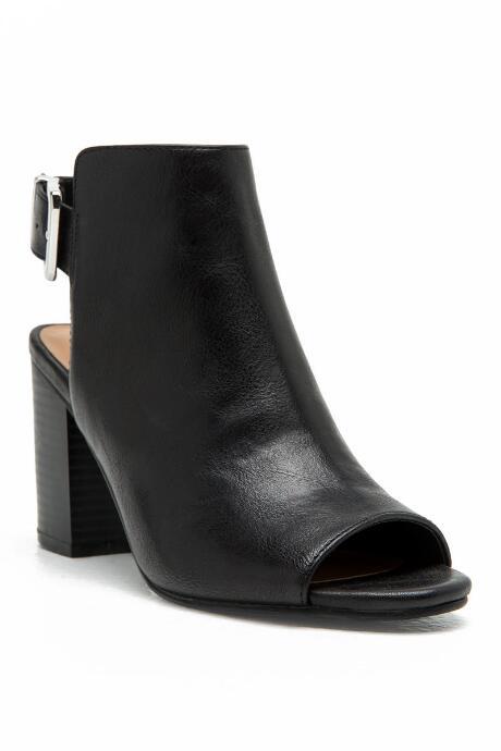 Rampage - Twixie Buckle Peep Toe Shootie - Black