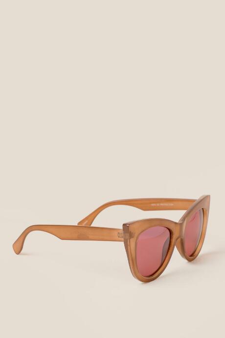 Francesca's Jane Doe Sunglasses - Brown