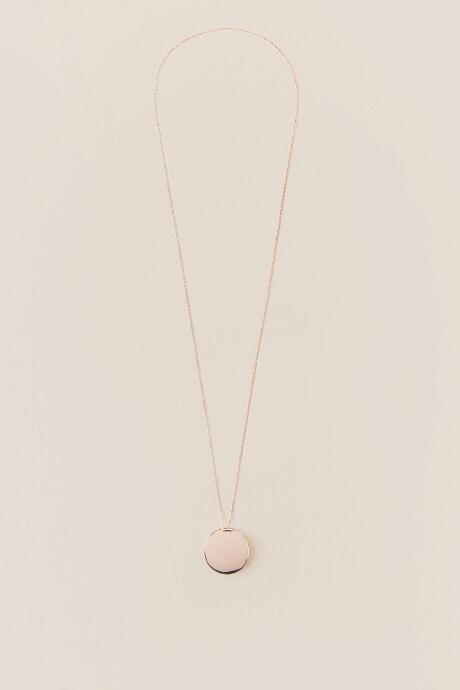 Francesca's Willa Delicate Pendant Necklace - Rose/gold