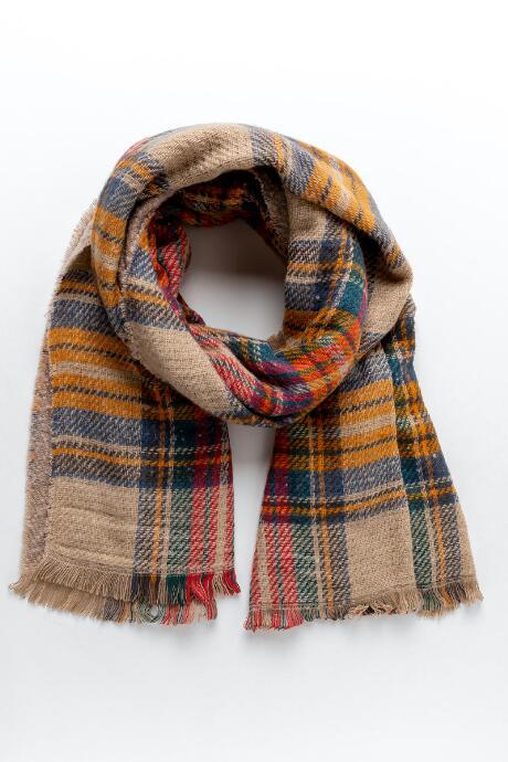 Francesca's Virginia Plaid Scarf - Multi