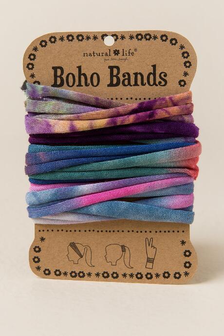 Francesca's Boho Bands By Natural Life In Cool Tie Dye - Pink