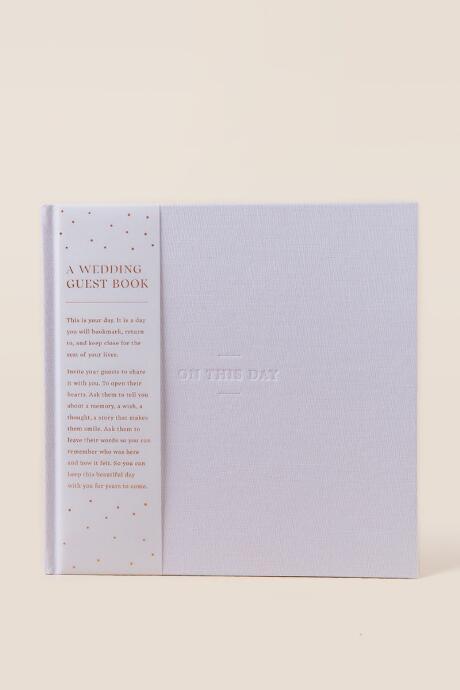 Compendium On This Day Wedding Guest Book