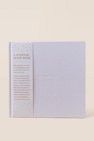 Compendium On This Day Wedding Guest Book