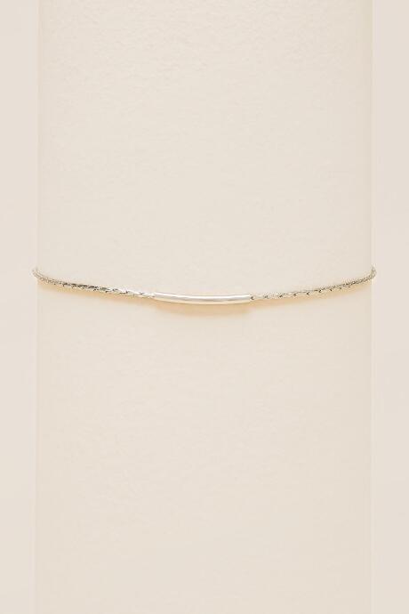 Francesca's Allie Delicate Metal Choker - Silver