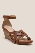 Francesca Inchess Cl By Laundry Henley Wedge - Cognac