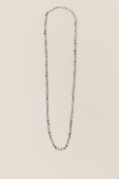 Francesca's Reily Semi Precious Beaded Necklace - Periwinkle