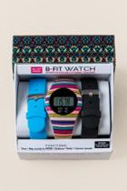 Francesca's Erika Stripped B-fit Boxed Watch - Neon Pink