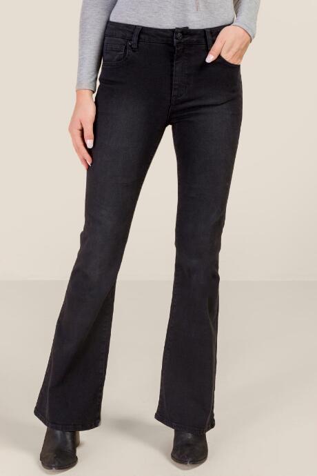 Francesca Inchess Willow High Rise Flare Jeans - Black