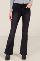 Francesca Inchess Willow High Rise Flare Jeans - Black