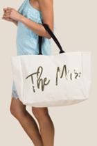 Francesca's The Mrs. Sequin Tote - Natural