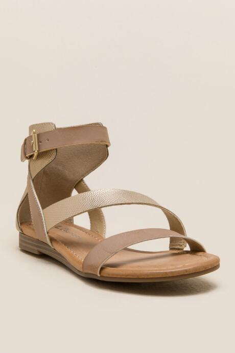 Cl By Laundry Keystone Snake Print Sandal - Nude