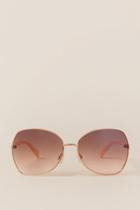 Francescas Alessia Rose Gold Sunglasses - Rose/gold
