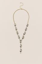 Francesca's Margaux Crystal Y Necklace - Crystal