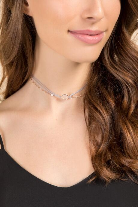 Francesca Inchess Lottie Choker Set - Gray