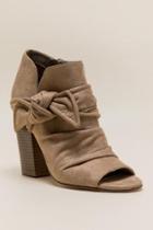 Indigo Rd. Indigo Rd Izador Peep Toe Bow Bootie - Taupe