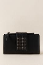 Francesca's Anabelle Faux Leather Wallet - Black