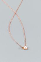 Francesca's Harlow Freshwater Pearl And Seashell Necklace - Pearl