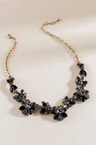 Francesca's Carmen Statement Necklace - Black