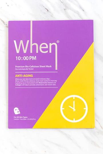 Francesca's When It's 10 Pm Mask - Purple
