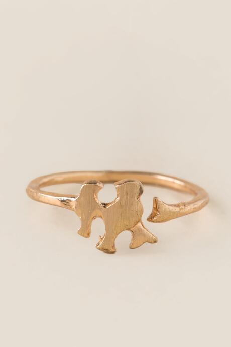 Francesca's Love Birds Ring - Gold