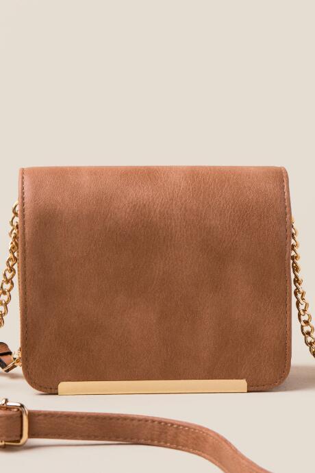Franccescas Clarice Mini Crossbody - Cognac