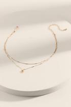 Francesca's Alessia Layered Delicate Necklace - Gold
