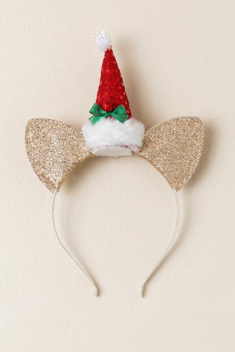 Francesca Inchess Christmas Cat Headband - Red