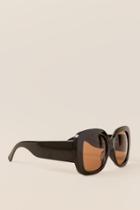 Francesca's Remmy Square Sunglasses - Black