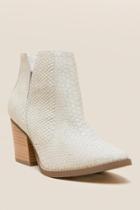 Not Rated Tarim Ankle Boot - Cream